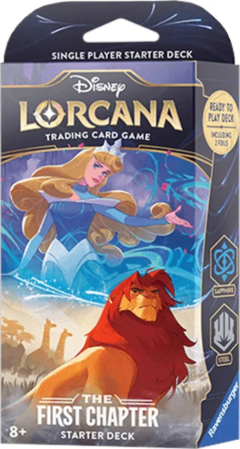 Disney Lorcana: The First Chapter Starter Deck Sapphire & Steel Disney Lorcana: The First Chapter Starter Deck Sapphire & Steel