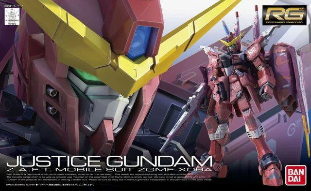 Gundam RG: #9 Justice Z.A.F.T. Mobile Suit ZGMF-X09A