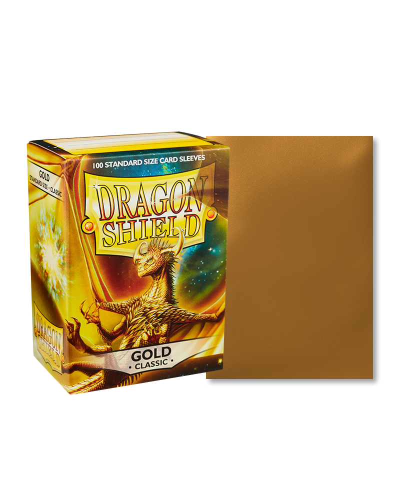 Dragon Shield Sleeves: Standard Classic Gold (100 count)