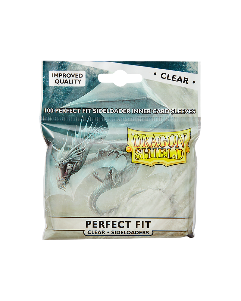 Dragon Shield Sleeves: Perfect Fit Sideloaders Clear (100 count)