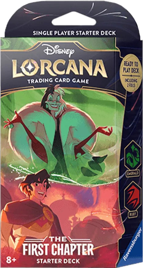 Disney Lorcana: The First Chapter Starter Deck Emerald & Ruby