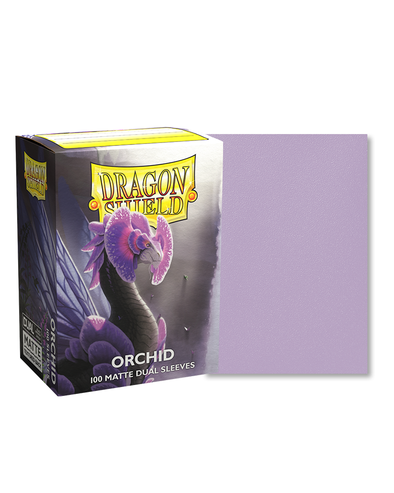 Dragon Shield Sleeves: Standard DUAL - Matte Orchid (100 count)