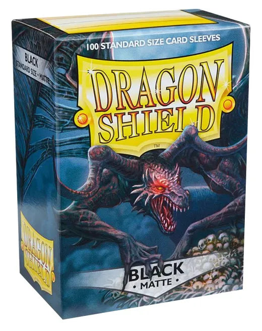Dragon Shield Sleeves: Standard Matte Black (100 count)