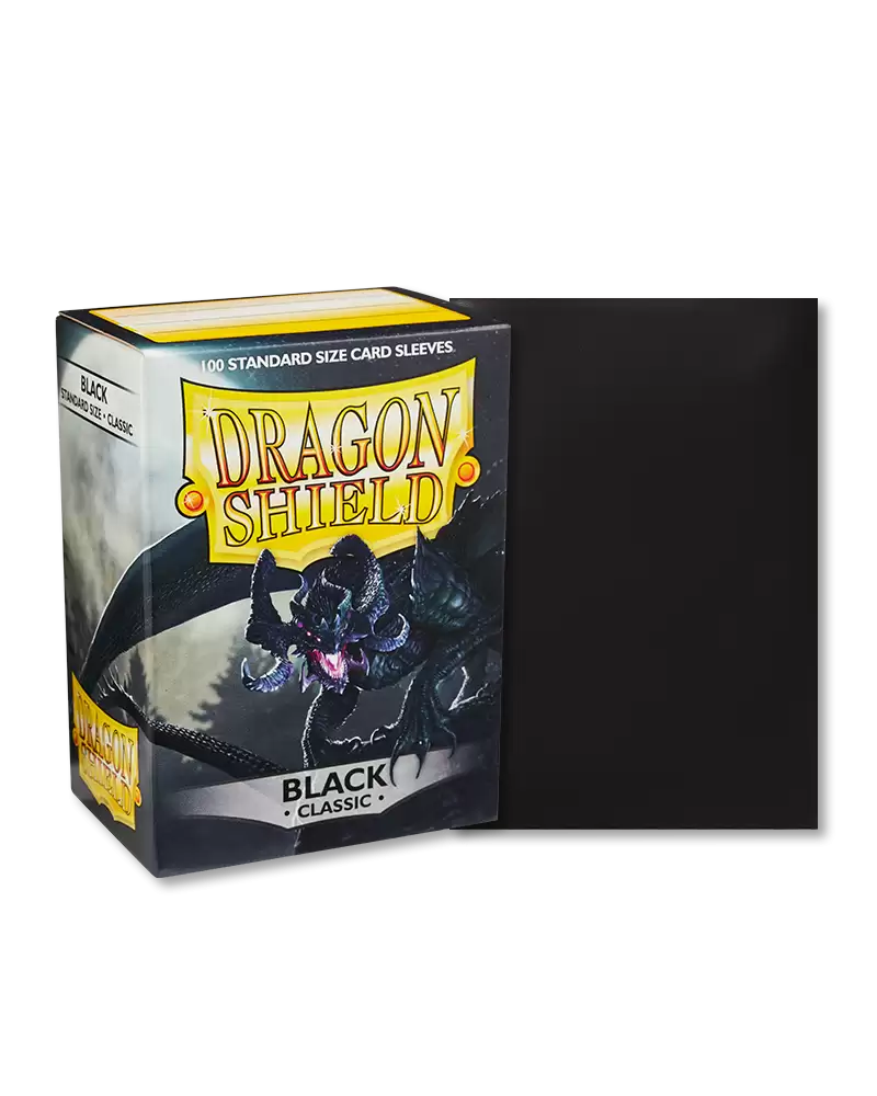 Dragon Shield 100 Sleeves Classic Black Dragon Shield 100 Sleeves Classic Black