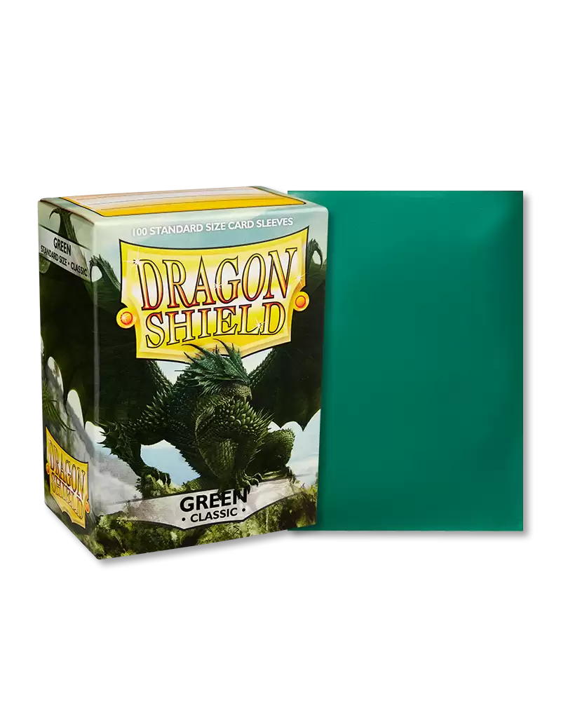 Dragon Shield Sleeves: Standard Classic Green (100 count)