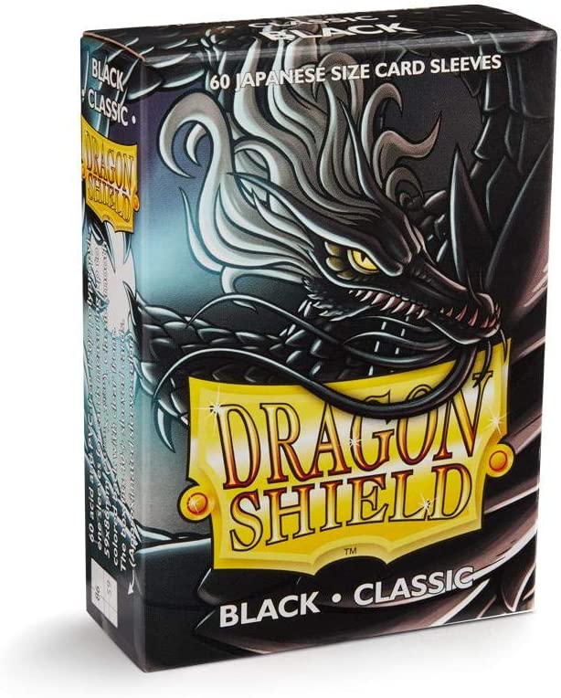 Dragon Shield Sleeves: Japanese Classic Black (60 count)
