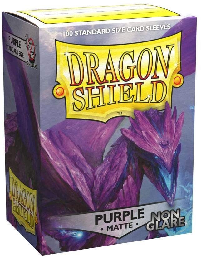 Dragon Shield Sleeves: Standard Matte Non-Glare Purple (100 count)