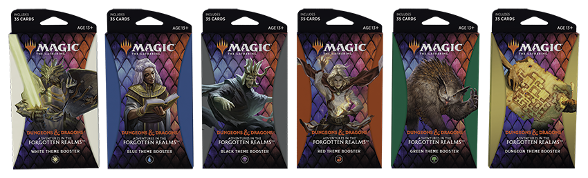 MTG: Adventures in the Forgotten Realms Theme Booster Set of 6 MTG: Adventures in the Forgotten Realms Theme Booster Set of 6