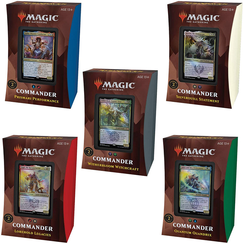 MTG: Strixhaven Commander 2021 Set of 5 MTG: Strixhaven Commander 2021 Set of 5