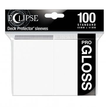 Ultra Pro: Deck Protectors Pro-Gloss Eclipse Arctic White (100 count)