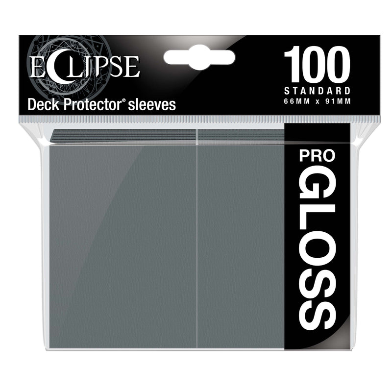 Ultra Pro: Deck Protectors Pro-Gloss Eclipse Smoke Grey (100 count)
